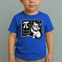Pi Day Cat Toddler T-Shirt thumb 2