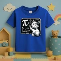 Pi Day Cat Toddler T-Shirt thumb 3