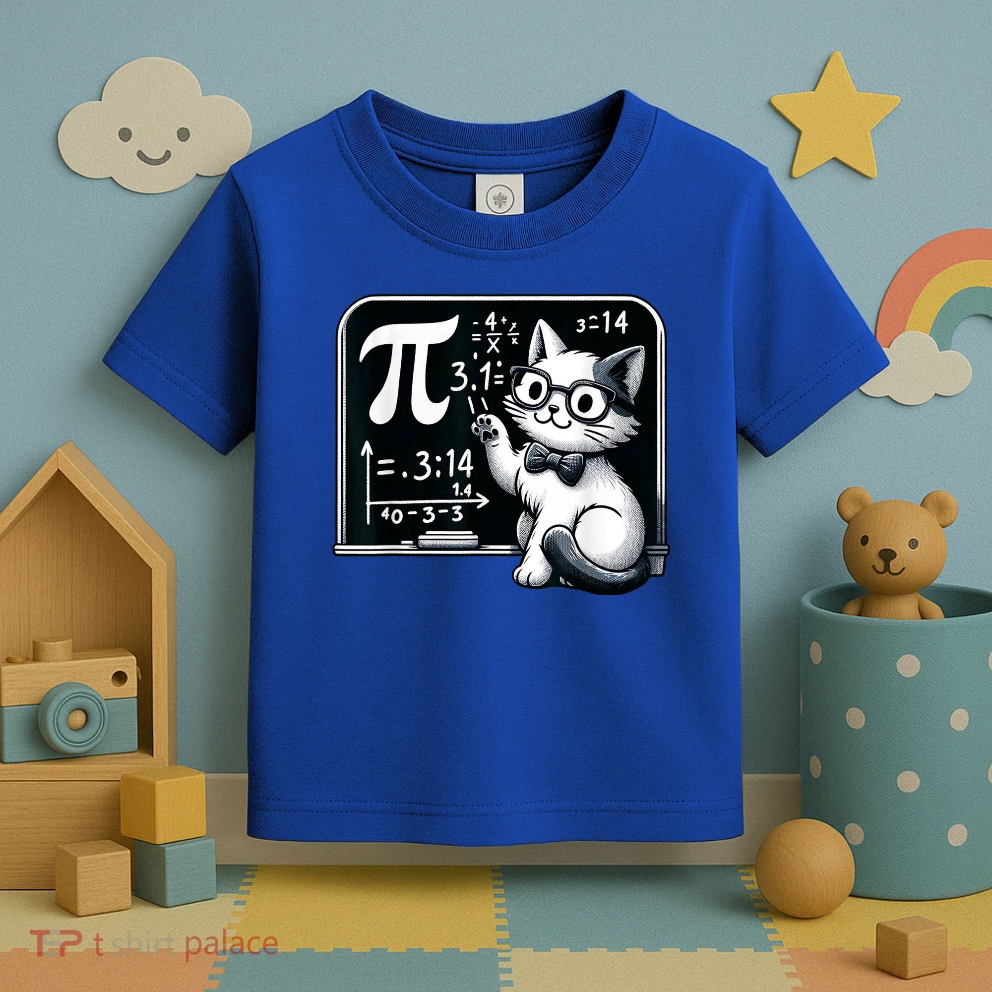 Pi Day Cat Toddler T-Shirt