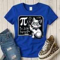 Pi Day Cat Women's T-Shirt thumb 3