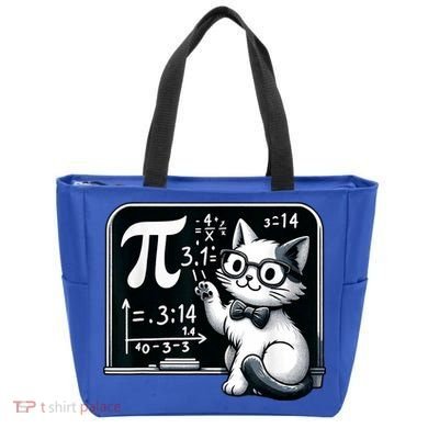 Pi Day Cat Tote Bag