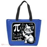 Pi Day Cat Tote Bag thumb 0