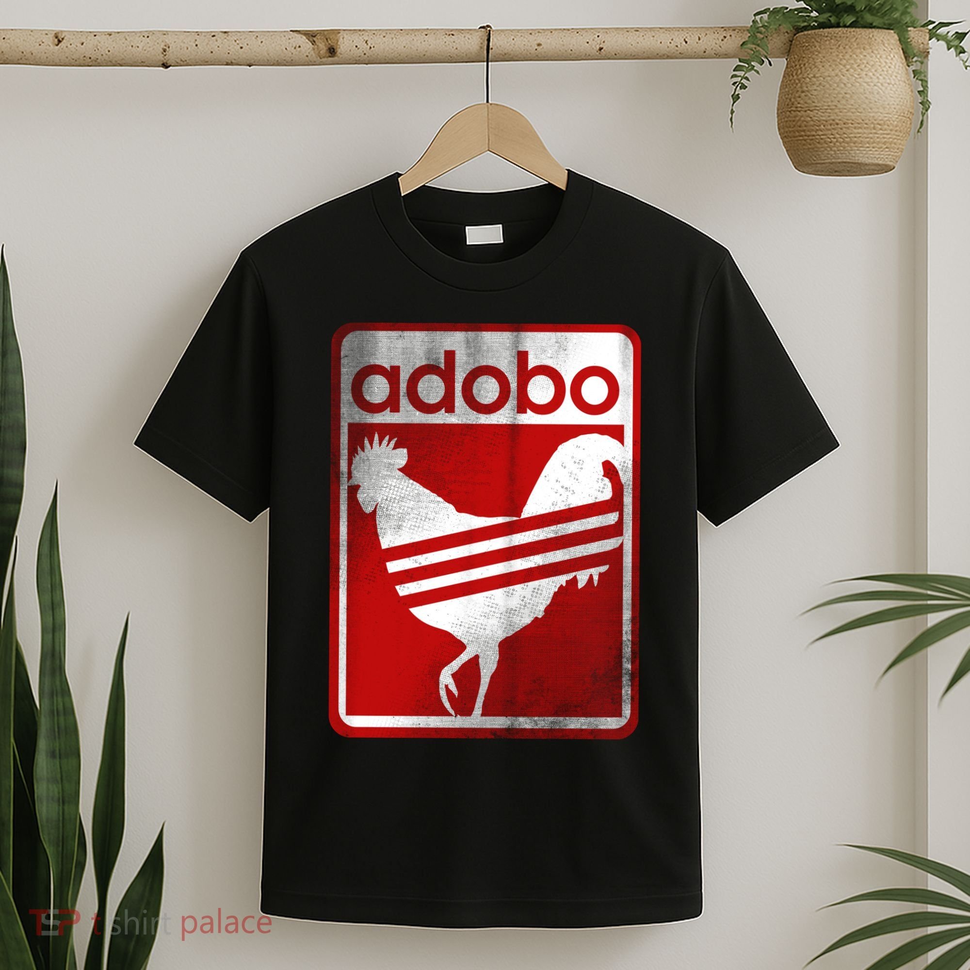 Pinoy Distressed Chicken Adobo Filipino Vintage T-Shirt