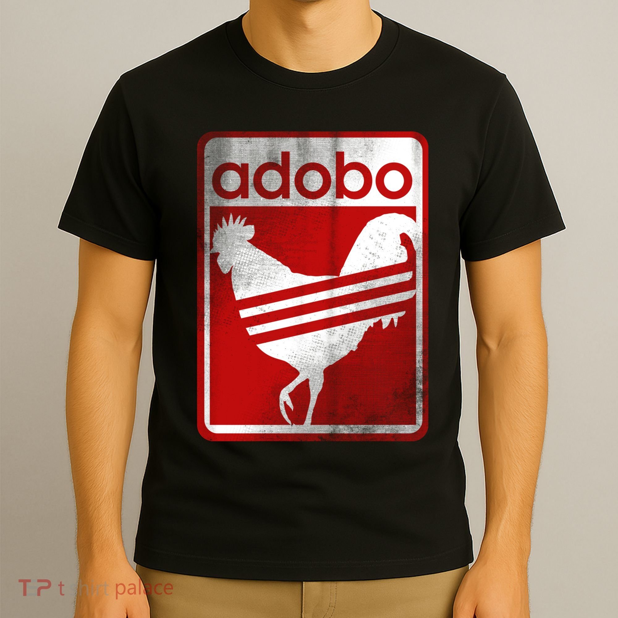 Pinoy Distressed Chicken Adobo Filipino Vintage T-Shirt