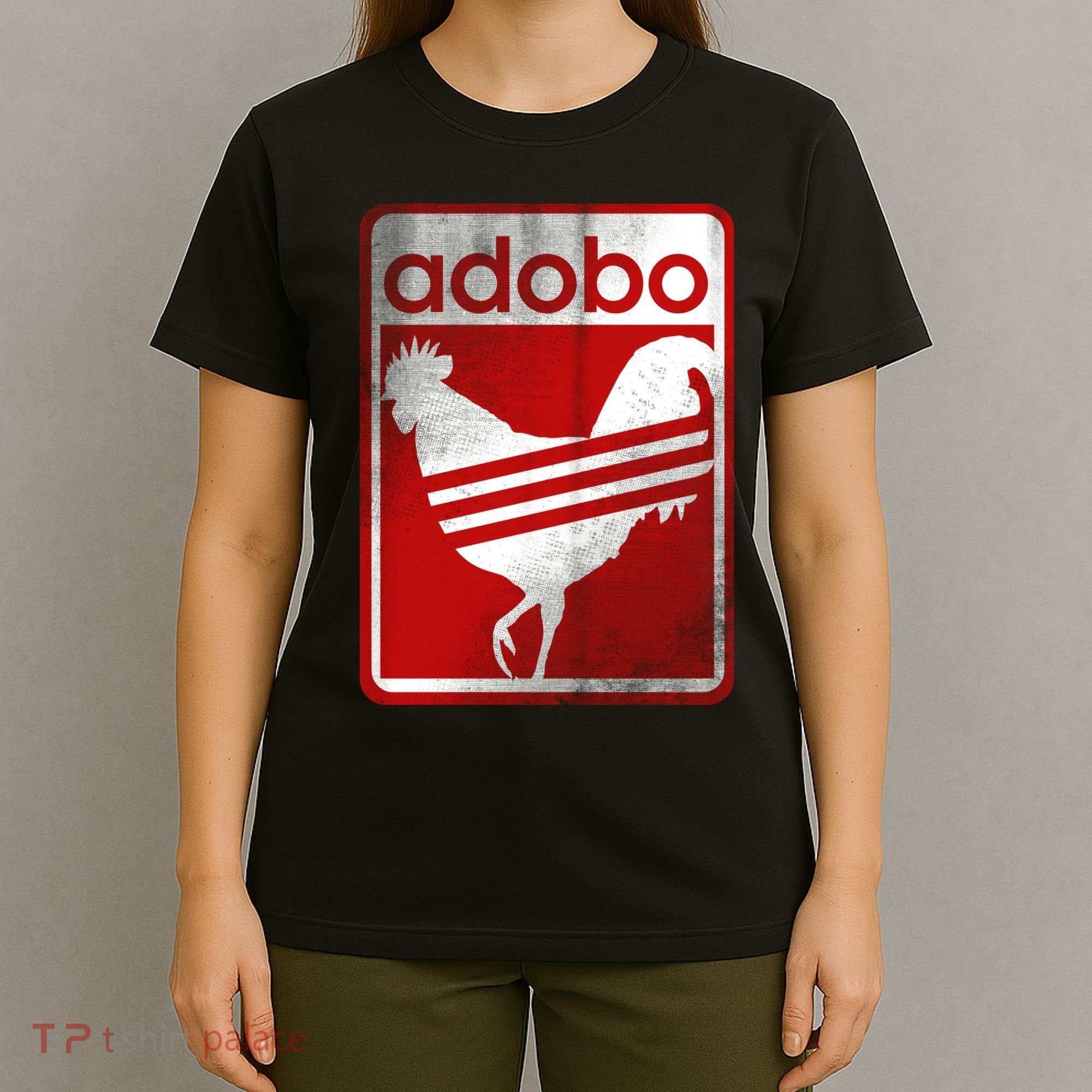 Pinoy Distressed Chicken Adobo Filipino Vintage T-Shirt