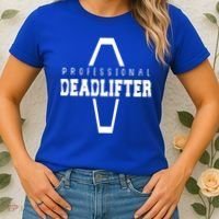 Professional Deadlifter Coffin Funny Mortician Saying Funny Gift Women's T-Shirt thumb 2