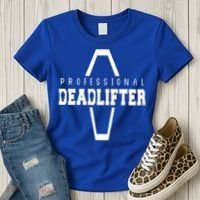 Professional Deadlifter Coffin Funny Mortician Saying Funny Gift Women's T-Shirt thumb 3