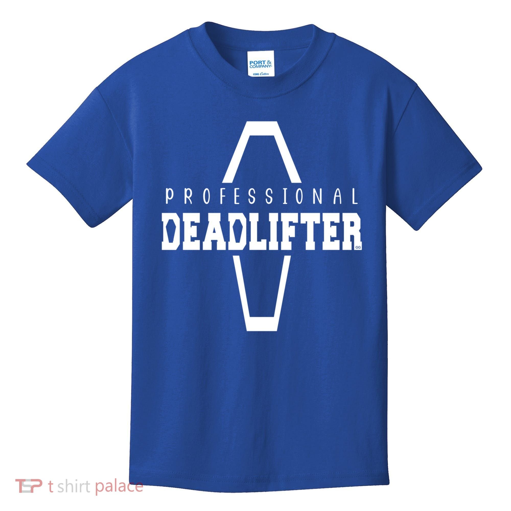 Professional Deadlifter Coffin Funny Mortician Saying Funny Gift Kids T-Shirt