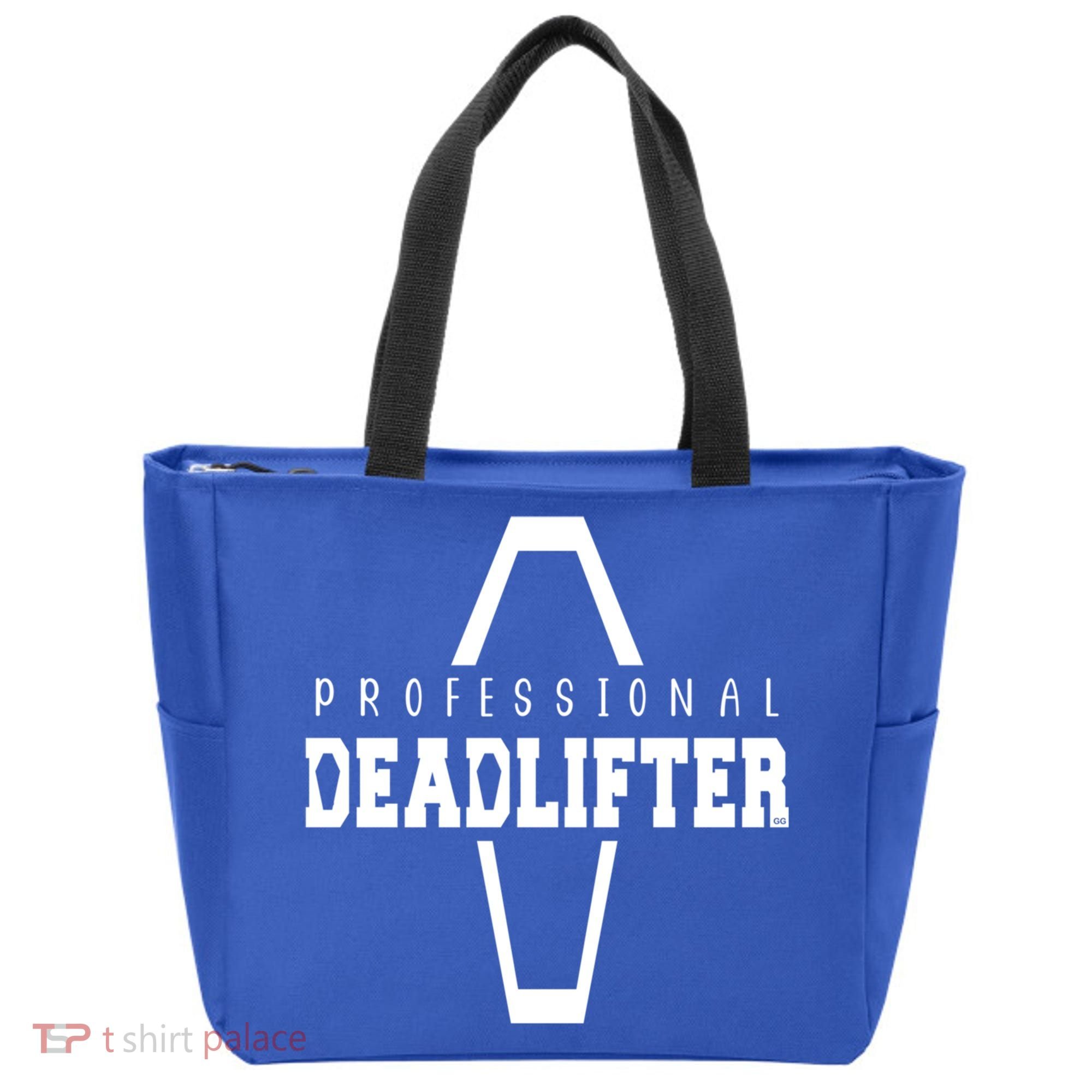 Professional Deadlifter Coffin Funny Mortician Saying Funny Gift Tote Bag