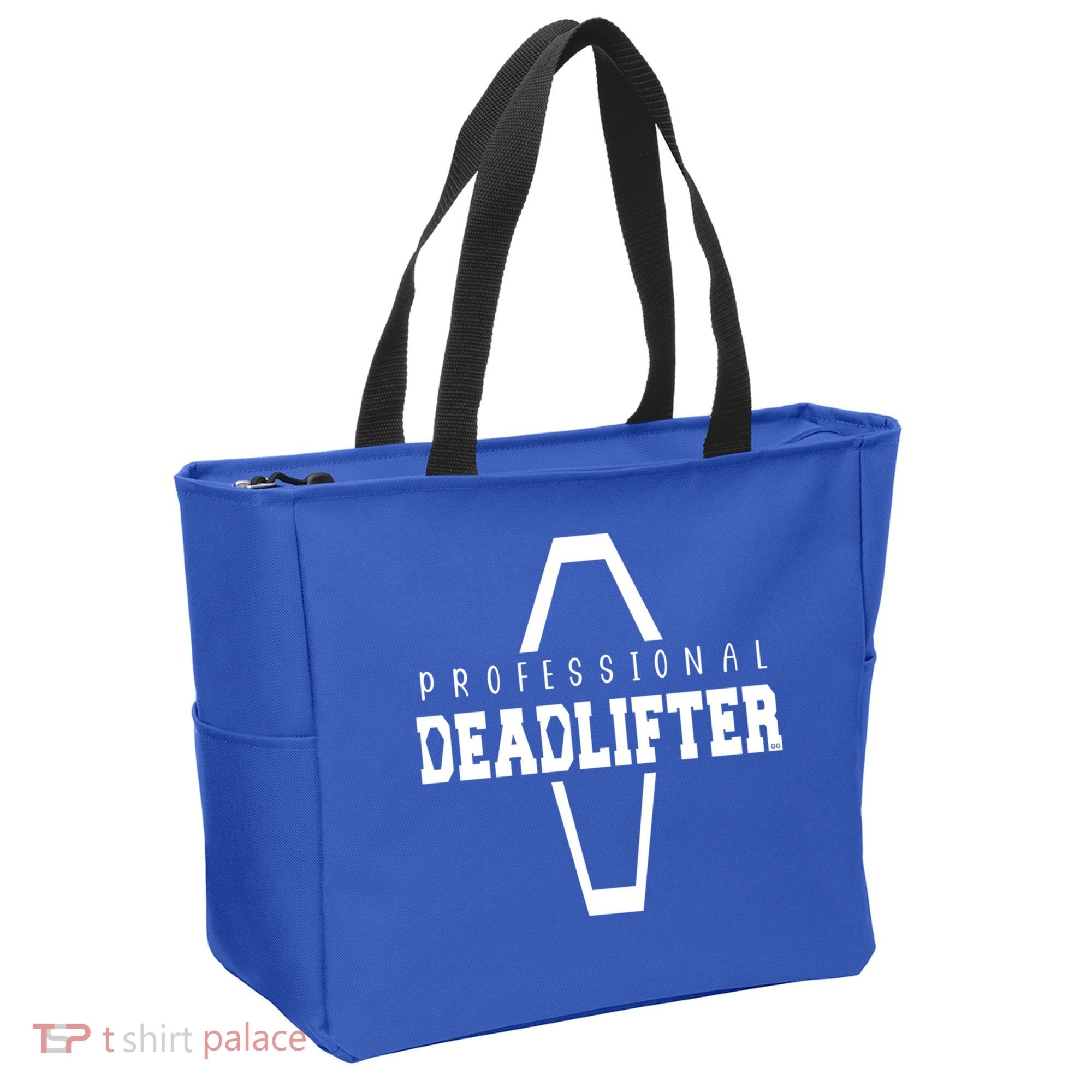 Professional Deadlifter Coffin Funny Mortician Saying Funny Gift Tote Bag