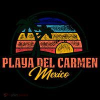 Playa Del Carmen Retro Sunset Coffee Mug thumb 5