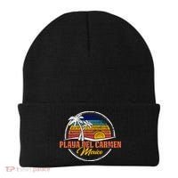 Playa Del Carmen Retro Sunset Beanie thumb 0