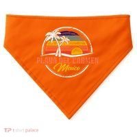 Playa Del Carmen Retro Sunset USA-Made Doggie Bandana thumb 0