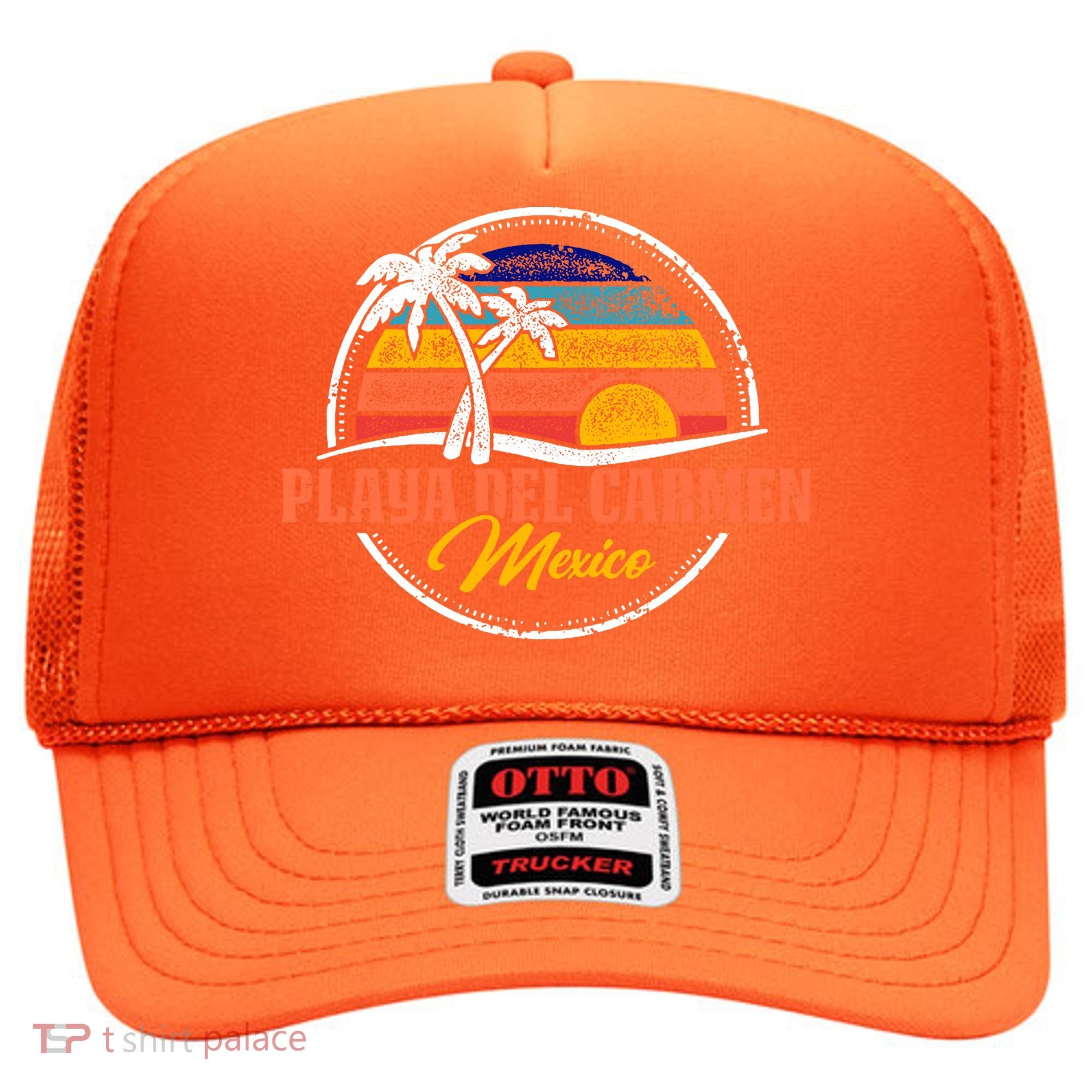 Playa Del Carmen Retro Sunset Hat