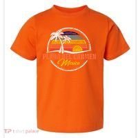 Playa Del Carmen Retro Sunset Toddler T-Shirt thumb 0