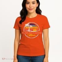 Playa Del Carmen Retro Sunset Women's T-Shirt thumb 4