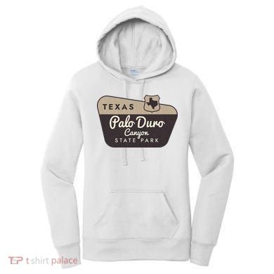 Palo Duro Canyon State Park Texas Tx Welcome Sign Vacation Women's Hoodie