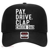 Pay Drive Clap Cheer Dad Cheerleading funny Father Day Hat thumb 0