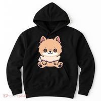 Pomeranian Dog Cute Owner Puppy Hoodie thumb 0