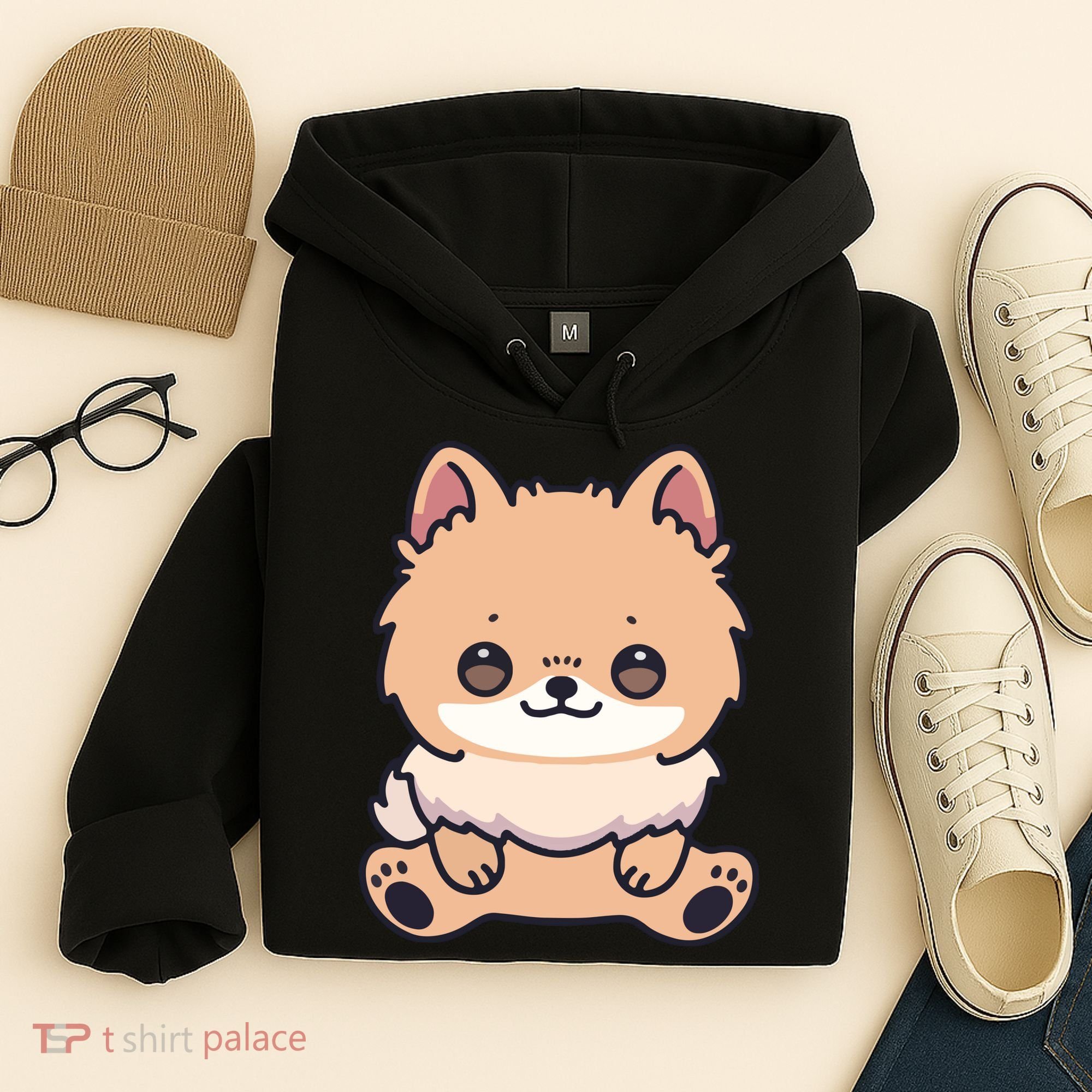 Pomeranian Dog Cute Owner Puppy Hoodie