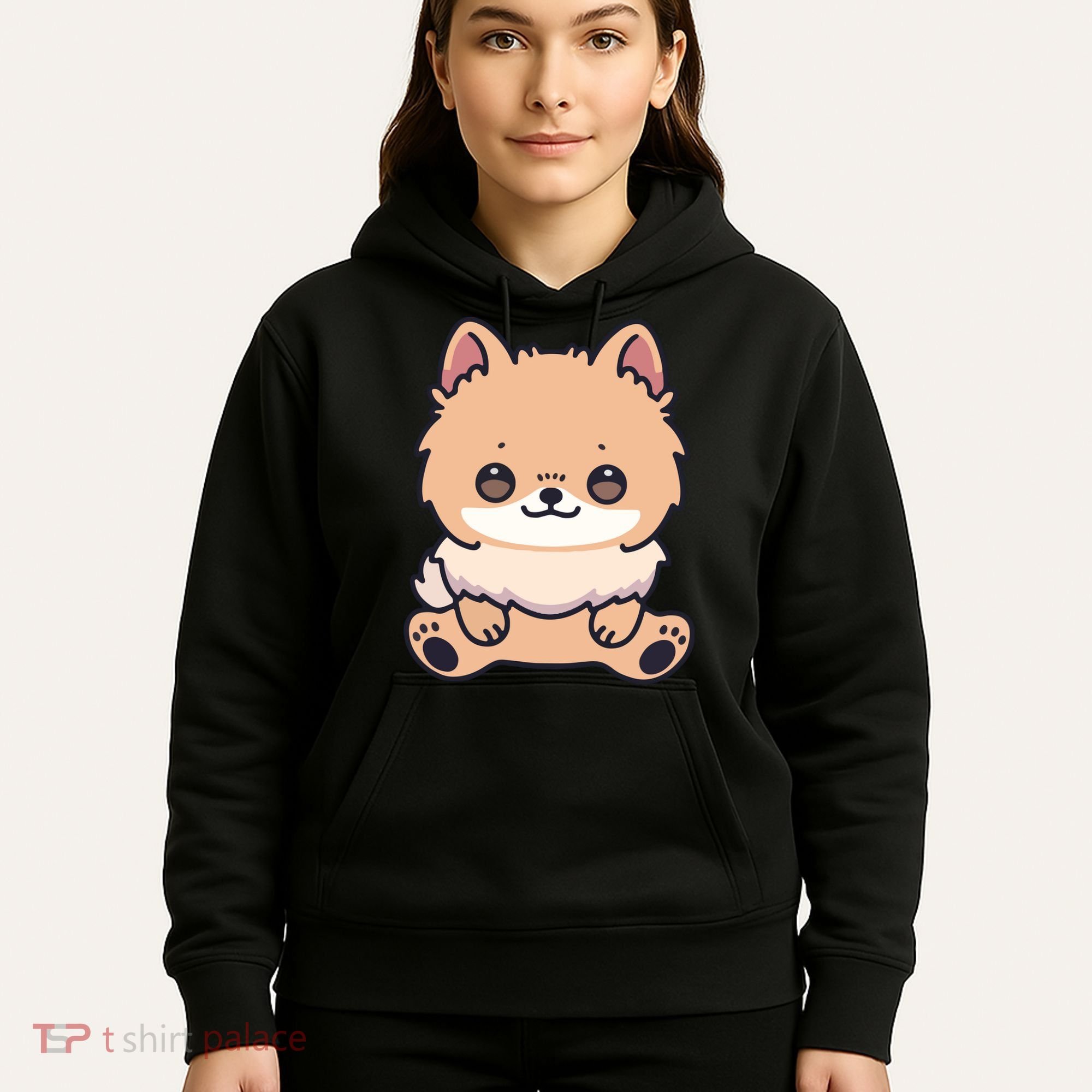 Pomeranian Dog Cute Owner Puppy Hoodie
