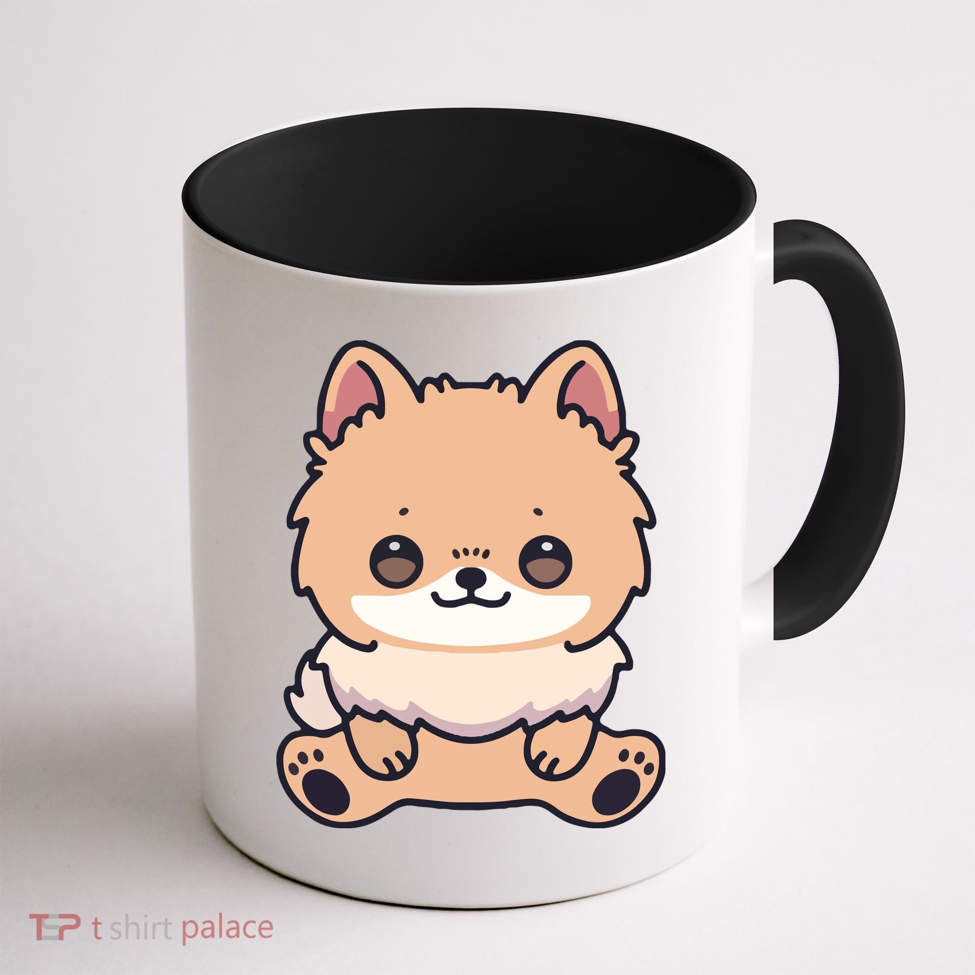 Pomeranian Dog Cute Owner Puppy Coffee Mug