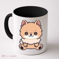 Pomeranian Dog Cute Owner Puppy Coffee Mug thumb 0