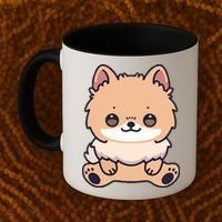 Pomeranian Dog Cute Owner Puppy Coffee Mug thumb 2