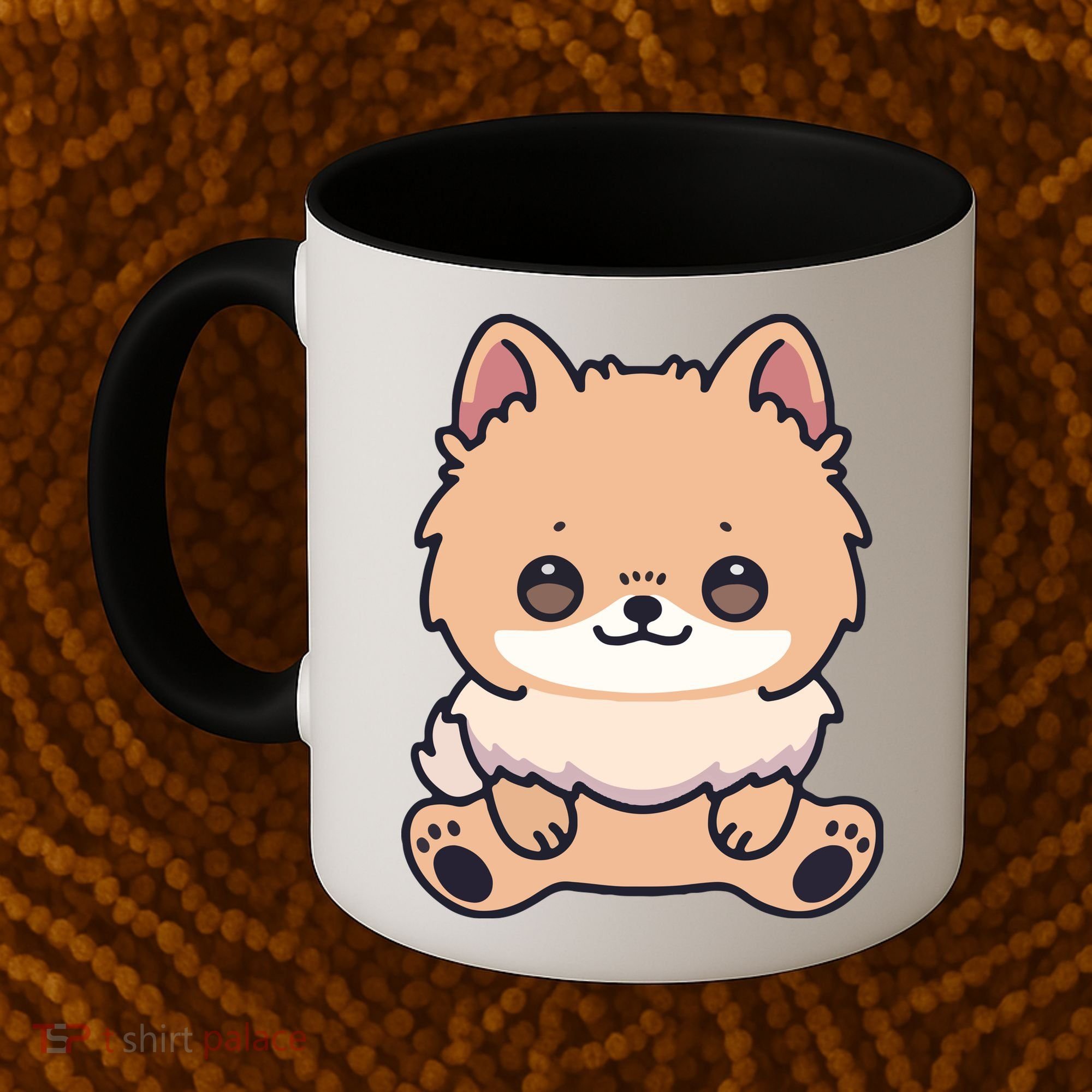 Pomeranian Dog Cute Owner Puppy Coffee Mug