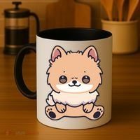 Pomeranian Dog Cute Owner Puppy Coffee Mug thumb 4