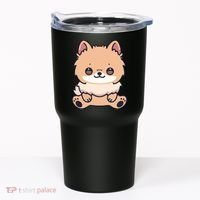 Pomeranian Dog Cute Owner Puppy Tumbler thumb 0