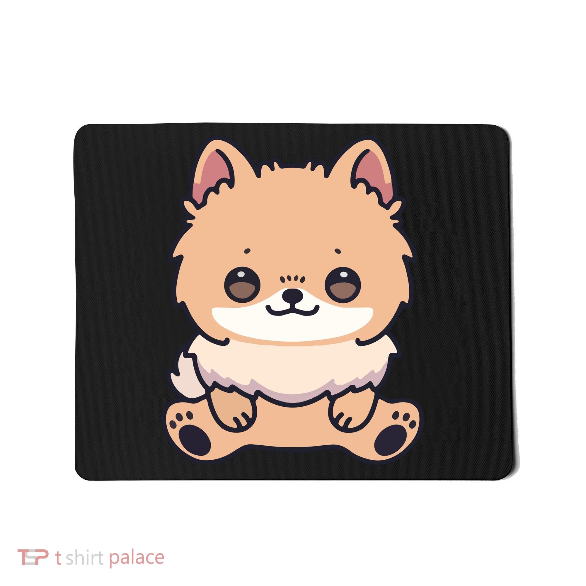 Pomeranian Dog Cute Owner Puppy Mousepad