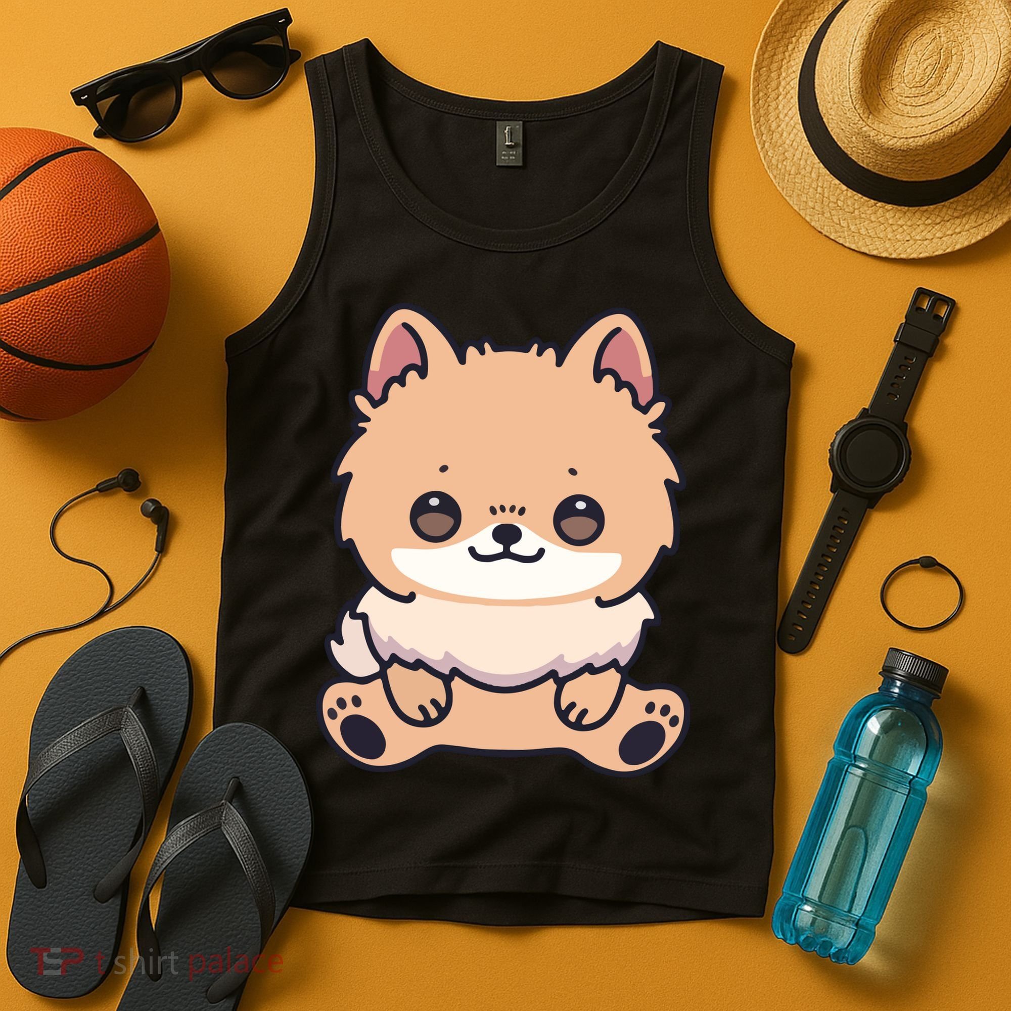 Pomeranian Dog Cute Owner Puppy Tank Top