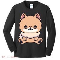 Pomeranian Dog Cute Owner Puppy Kids Long Sleeve Shirt thumb 0