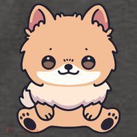 Pomeranian Dog Cute Owner Puppy Vector Backpack thumb 2