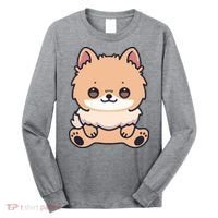 Pomeranian Dog Cute Owner Puppy Long Sleeve Shirt thumb 0