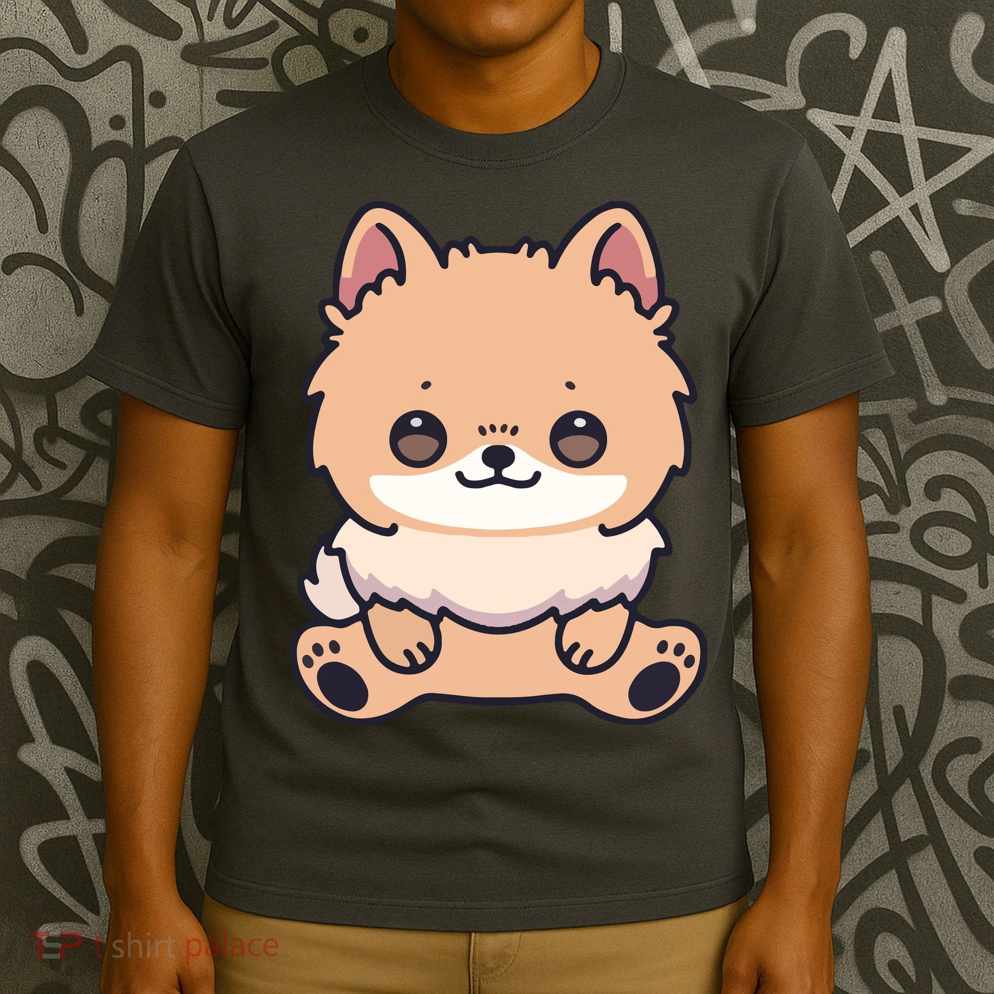 Pomeranian Dog Cute Owner Puppy T-Shirt
