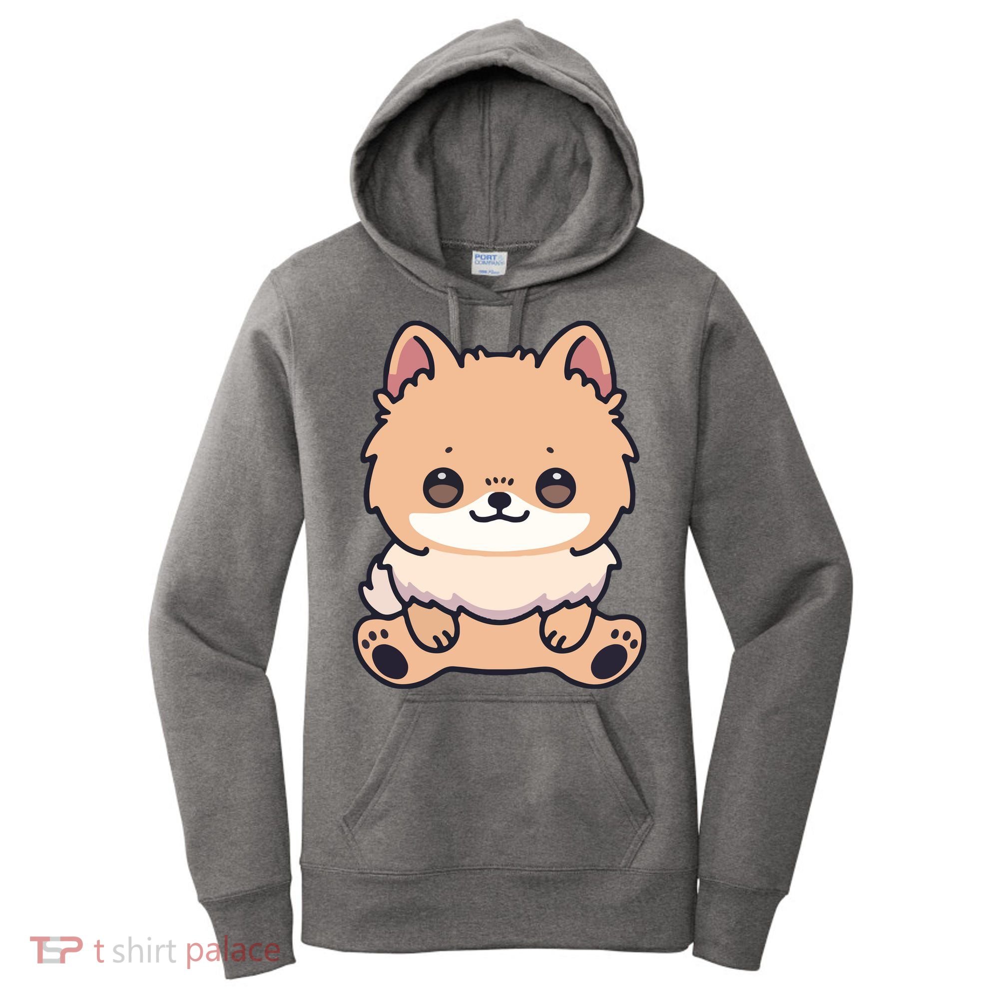 Pomeranian Dog Cute Owner Puppy Women's Hoodie