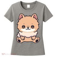 Pomeranian Dog Cute Owner Puppy Women's T-Shirt thumb 0