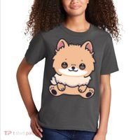 Pomeranian Dog Cute Owner Puppy Kids T-Shirt thumb 2
