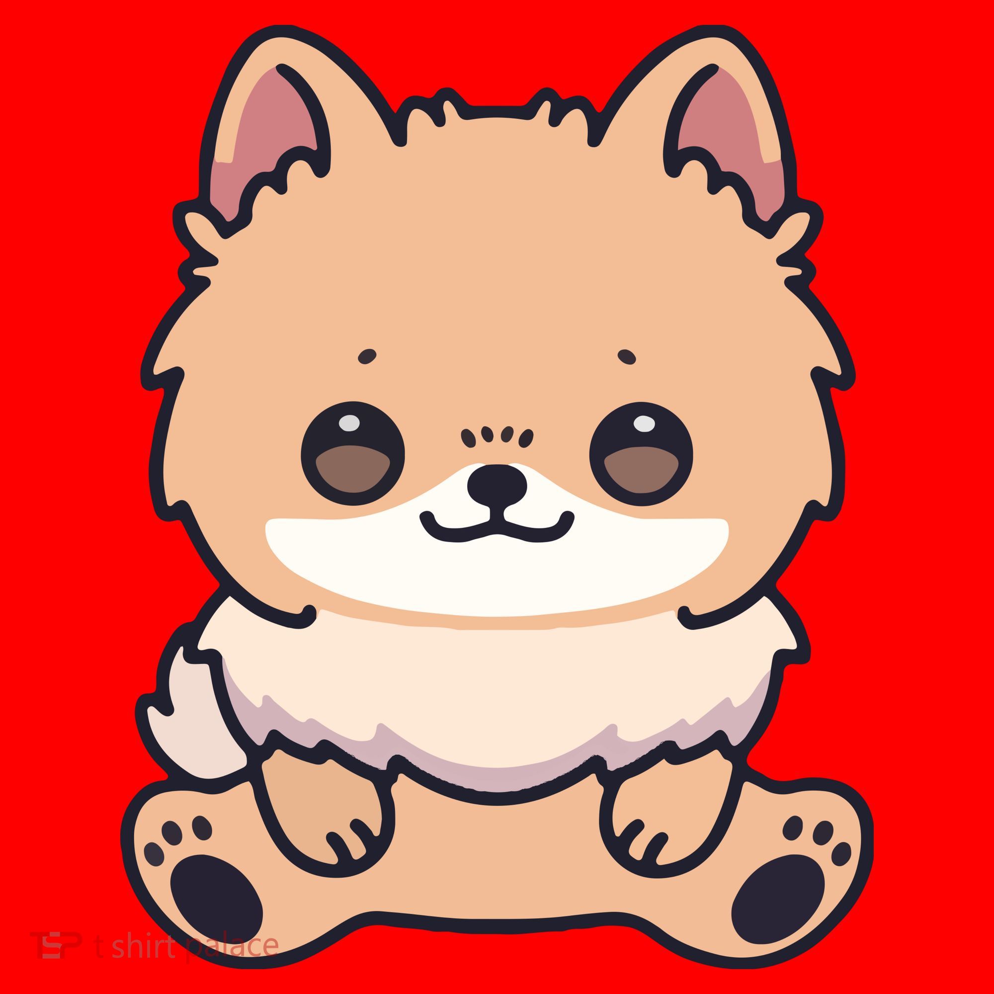 Pomeranian Dog Cute Owner Puppy Santa Hat