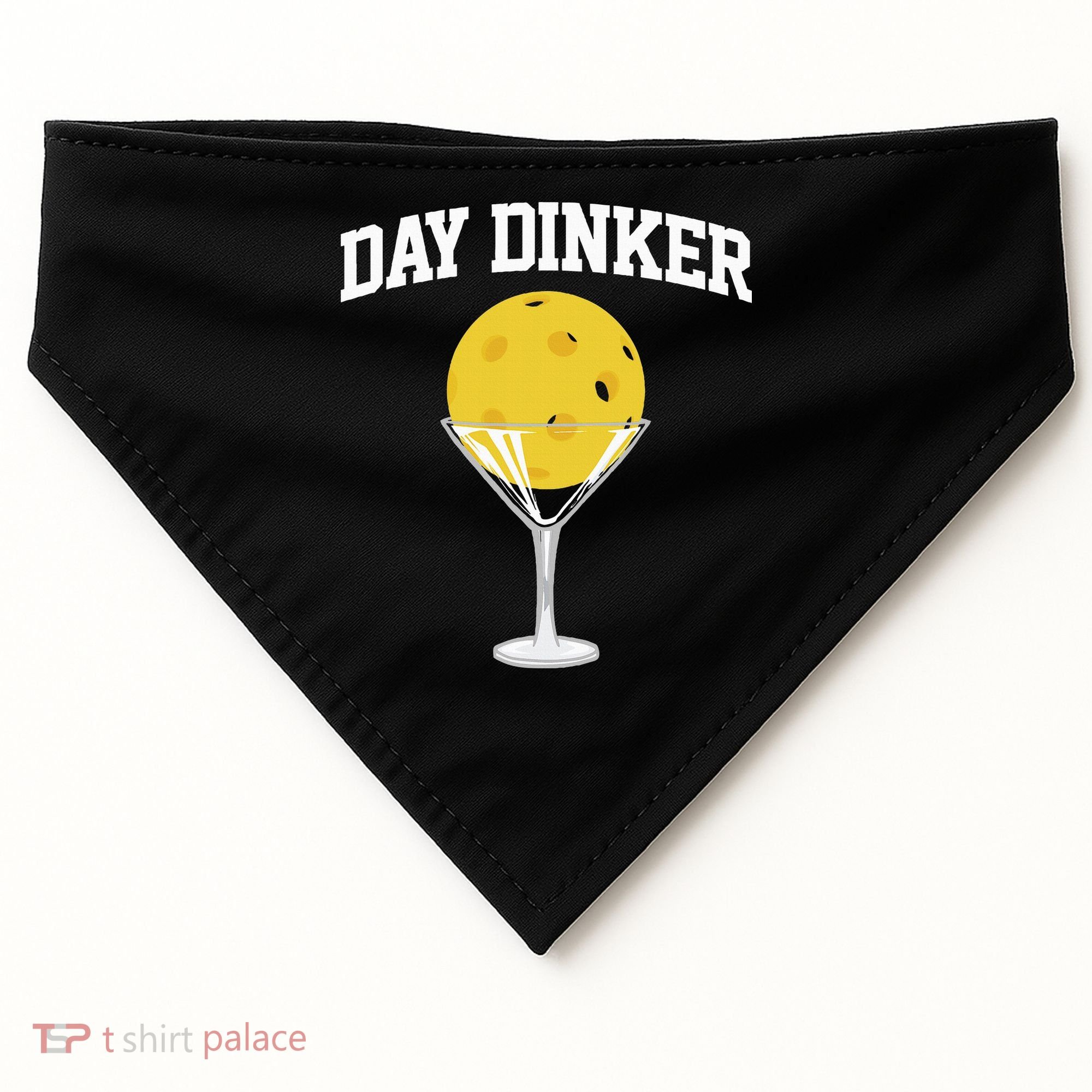 Pickleball Day Dinker USA-Made Doggie Bandana