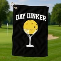 Pickleball Day Dinker Golf Towel thumb 1