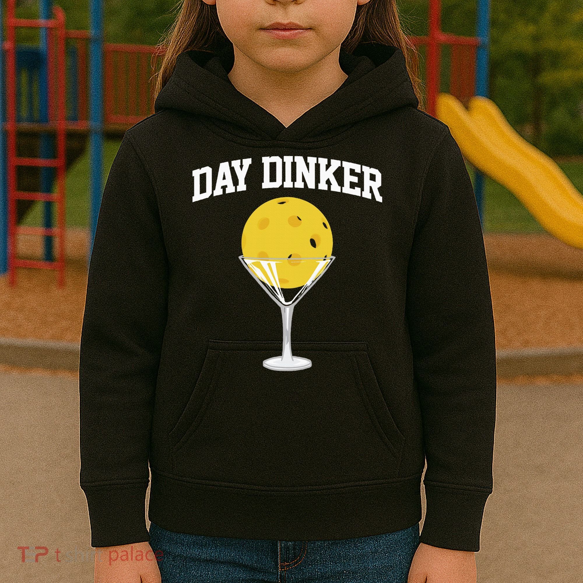 Pickleball Day Dinker Kids Hoodie
