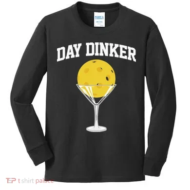 Pickleball Day Dinker Kids Long Sleeve Shirt