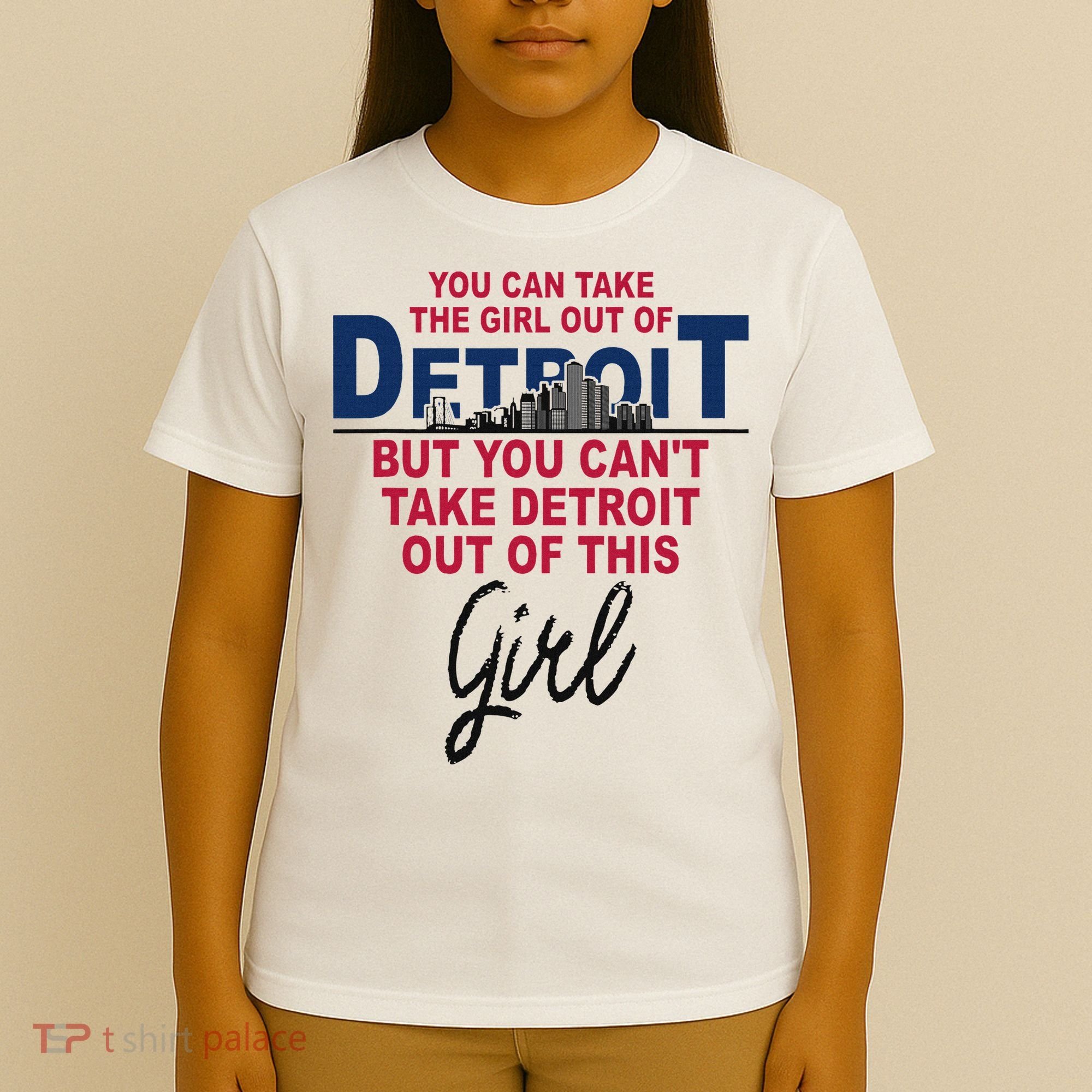 Proud Detroit Detroit Girl Moved From Detroit T-Shirt