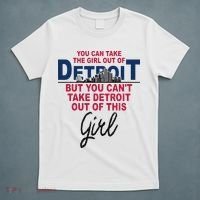 Proud Detroit Detroit Girl Moved From Detroit T-Shirt thumb 5
