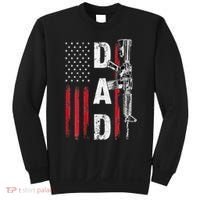 Proud Dad Daddy Gun Rights AR15 American Flag Father's Day Sweatshirt thumb 0