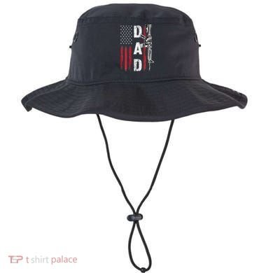 Proud Dad Daddy Gun Rights AR15 American Flag Father's Day Bucket Hat
