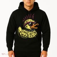 Punk Duck Duckling Punk Rocker Hoodie thumb 2